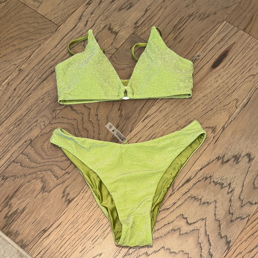 Lime Green Bikini Set